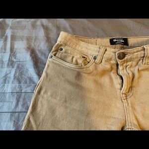Soft denim khaki pants